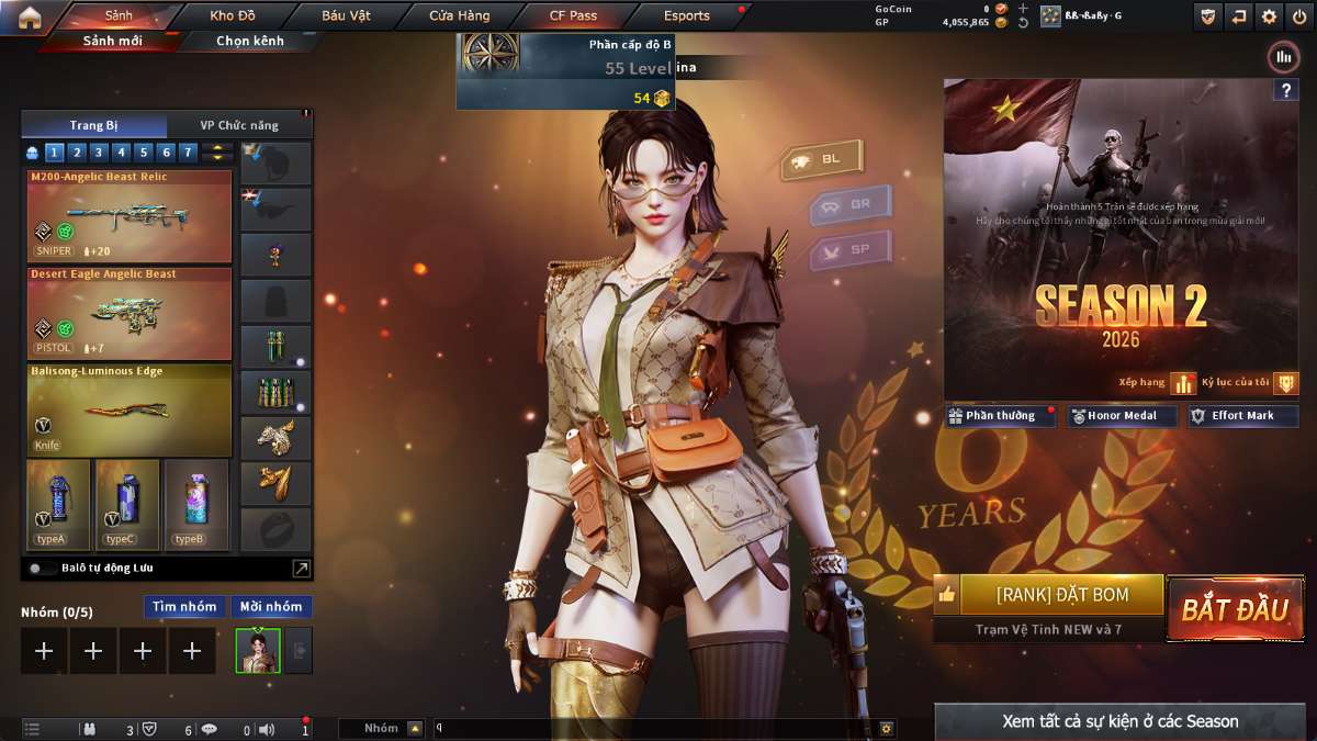 shop acc cf uy tin gia re
